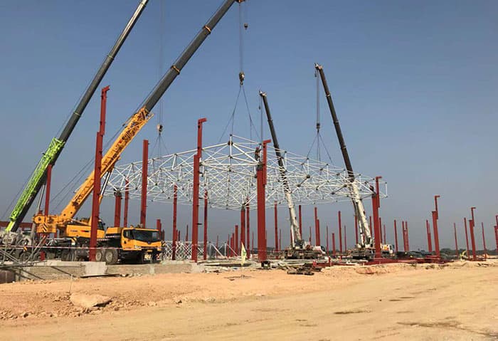概述螺栓球网架对选材方面的4个基本恳求